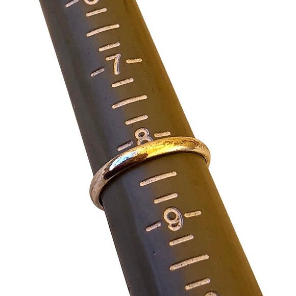 Sterling Silver Smooth Thin Band Ring Size 8 - Picture 5 of 15